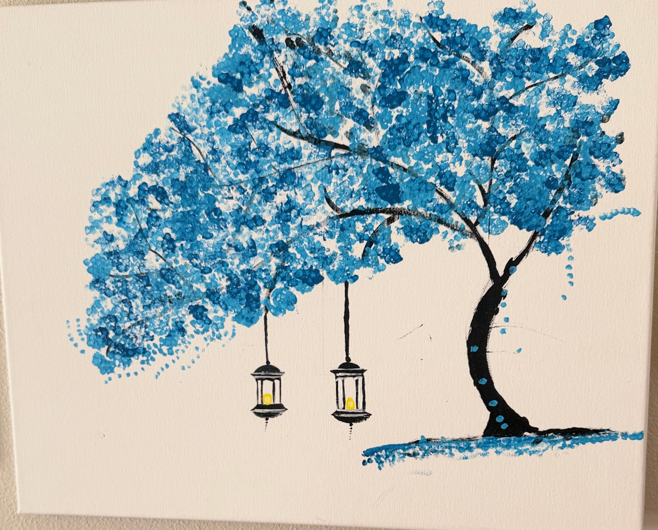 Blue Lantern Tree